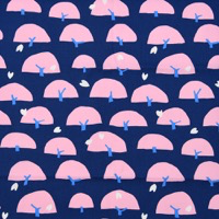 0598/シンプルな桜とブルー