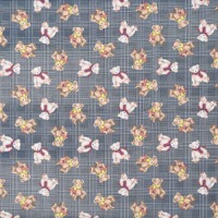 0624/テディベアと白黒グレンチェック