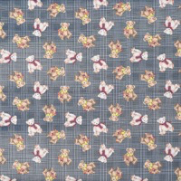 0624/テディベアと白黒グレンチェック