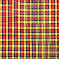 9834/キルト/タータンチェックイエローレッド