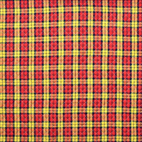 9834/キルト/タータンチェックイエローレッド