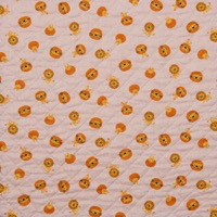 9847/キルト/ライオンと淡いピンク