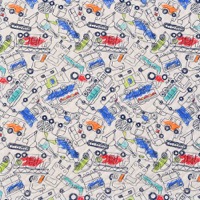 9850/キルト/手描きの乗り物