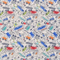 9850/キルト/手描きの乗り物